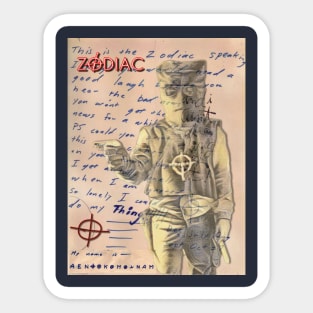 Zodiac Killer - Do My Thing Letter Sticker